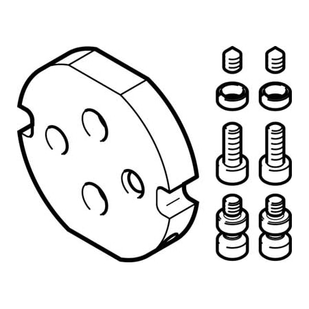 Festo Adapter Kit DHAA-G-Q11-20-B1-16 DHAA-G-Q11-20-B1-16